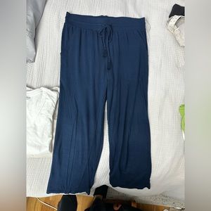 Navy Stars Above capri sleep pants
